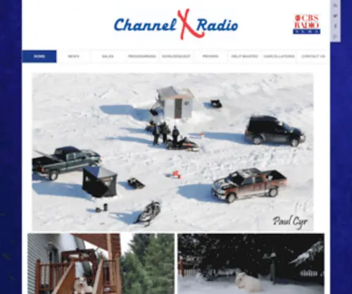 ChannelXradio.com(100% Aroostook Owned & Operated) Screenshot