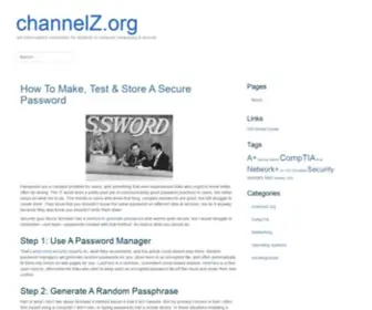 Channelz.org(Channelz) Screenshot