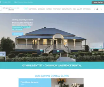 Channonlawrencedental.com.au(Gympie Dentist) Screenshot