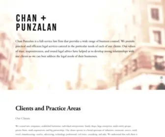 Chanpunzalan.com(Chan Punzalan LLP) Screenshot