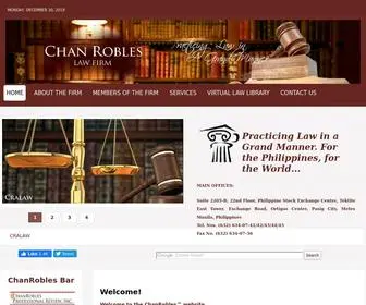Chanrobles.com(ChanRobles Virtual Law Library) Screenshot