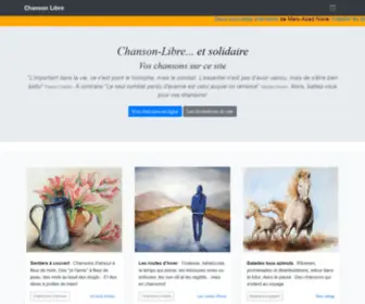 Chanson-Libre.net(Française) Screenshot