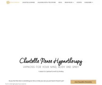 Chantellerenee.org(Chantelle Renee Hypnotherapy) Screenshot