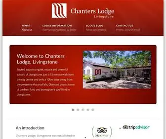 Chanters-Livingstone.com(Chanters Lodge Livingstone) Screenshot