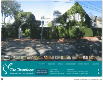 Chanticleernantucket.com(The Chanticleer) Screenshot