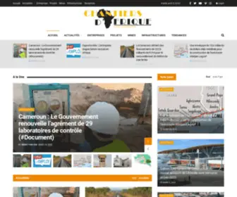 Chantiersdafrique.com(Chantiers d'Afrique) Screenshot