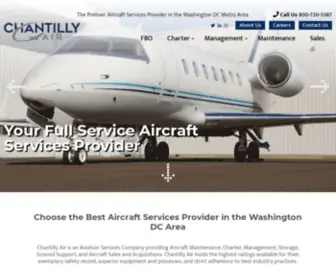 Chantillyair.com(Chantilly Air) Screenshot