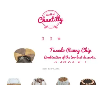 Chantilly.com(World of Chantilly Bakery Brooklyn) Screenshot