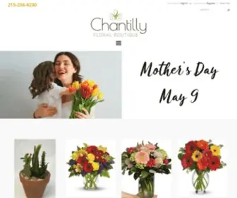 Chantillyfloral.com(Chantilly Floral Boutique) Screenshot