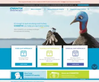 Chantix.com(Stop Smoking) Screenshot
