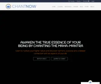 Chantnow.com(Chant Now) Screenshot