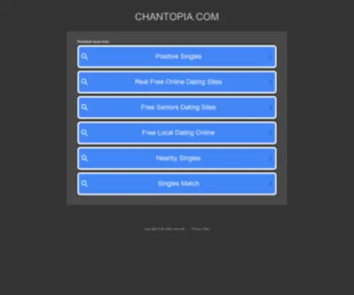 Chantopia.com(Chantopia) Screenshot