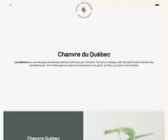 Chanvrequebec.com(Accueil) Screenshot