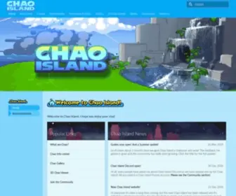 Chao-Island.com(Chao Island) Screenshot