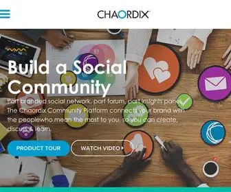Chaordix.com(The Chaordix Community Platform) Screenshot