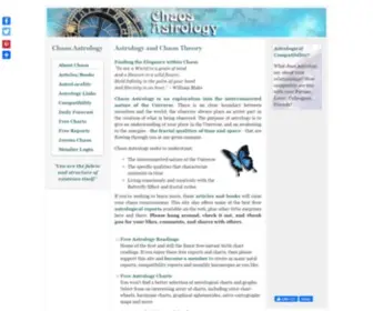 Chaosastrology.com(The purpose of astrology) Screenshot