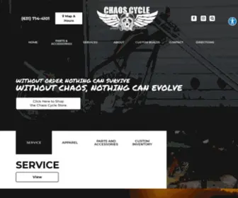 Chaoscycle.com(Home Chaos Cycle Shirley) Screenshot