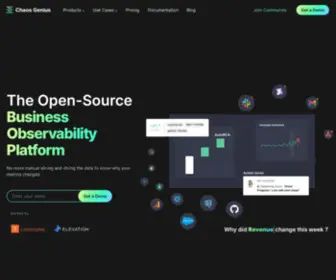 Chaosgenius.io(Chaos Genius) Screenshot