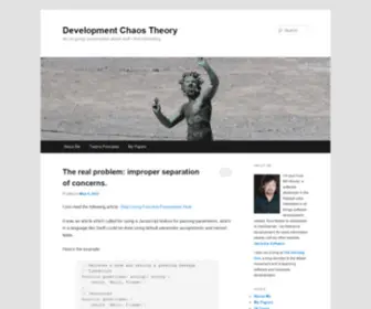 Chaosinmotion.com(Development Chaos Theory) Screenshot