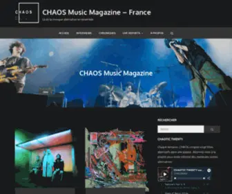 Chaosmusicmagazine.fr(Content Page) Screenshot