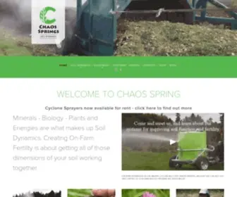 Chaossprings.co.nz(Chaos Springs) Screenshot