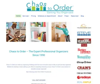 Chaostoorder.com(Chaos to Order) Screenshot