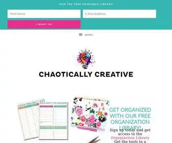 Chaoticallycreative.com(Chaotically Creative) Screenshot