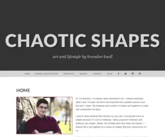 Chaoticshapes.com(Art and Lifestyle by Brandon Knoll) Screenshot
