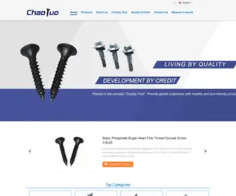 Chaotuocn.cn(Quality Drywall Screw & Self Drilling Screw Manufacturer) Screenshot