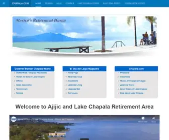 Chapala.com(Information about Lake Chapala) Screenshot