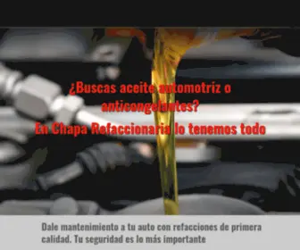 Chaparefaccionaria.com.mx(CHAPA REFACCIONARIA) Screenshot