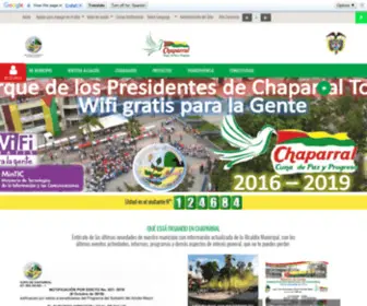 Chaparral-Tolima.gov.co(Alcaldía de Chaparral) Screenshot