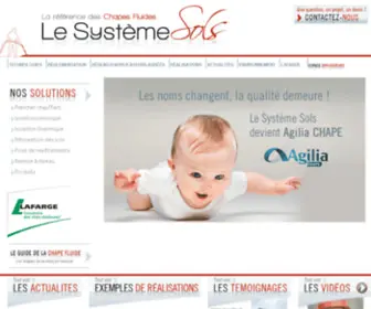 Chape-Lafarge.fr(Agilia Chapes) Screenshot