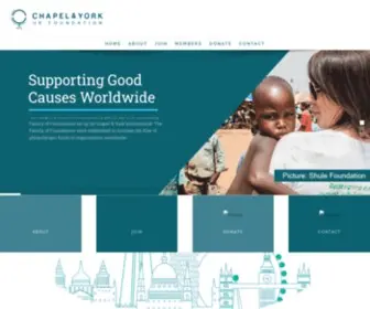 Chapel-Yorkukfoundation.org(Support Good Causes Worldwide) Screenshot