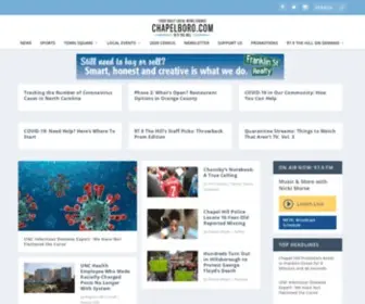 Chapelboro.com(Chapel Hill and Carrboro News) Screenshot