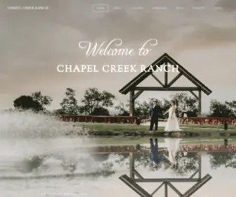 Chapelcreekranch.com(CHAPEL CREEK RANCH) Screenshot