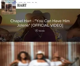 Chapelhart.com(Chapel Hart Band) Screenshot