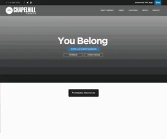 Chapelhill.cc(Chapelhill Church) Screenshot