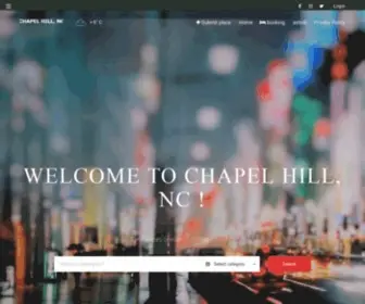Chapelhillcity.com(Visit Chapel Hill) Screenshot