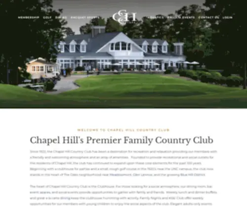 Chapelhillcountryclub.com(Public Home) Screenshot