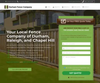 Chapelhillfencecompany.com(Fence Company Durham NC) Screenshot