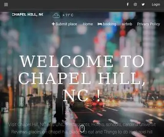 Chapelhillnc.org(Visit Chapel Hill) Screenshot