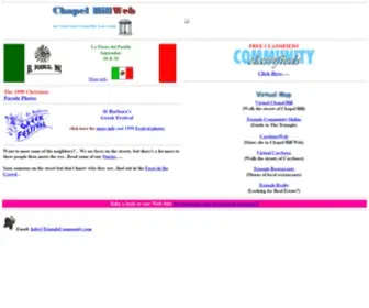 Chapelhillweb.com(Your Virtual Guide to restuarants) Screenshot