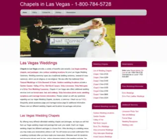 Chapelsinlasvegas.com(Chapels in Las Vegas Weddings) Screenshot