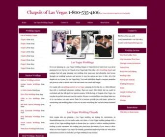 Chapelsoflasvegas.com(Chapels of Las Vegas) Screenshot