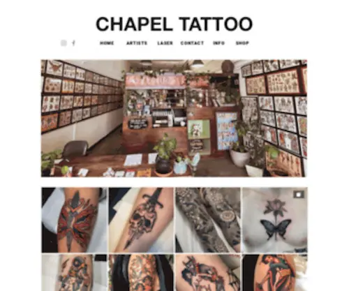 Chapeltattoo.com(Chapel Tattoo Melbourne Australia) Screenshot