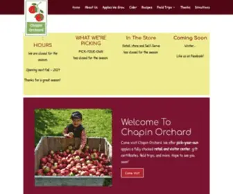 Chapinorchard.com(Chapin Orchard) Screenshot