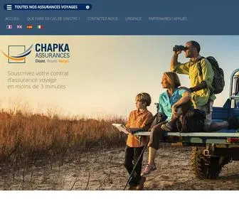 Chapkadirect.fr(Assurance Voyage en ligne adaptée à votre séjour) Screenshot