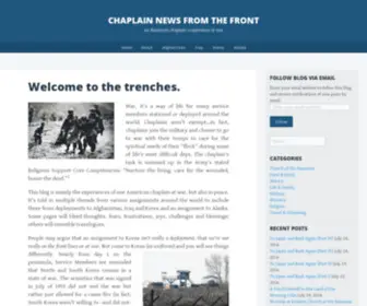 Chaplainnews.com(Chaplain News from the Front) Screenshot