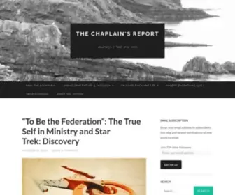 Chaplainsreport.com(The Chaplain's Report) Screenshot